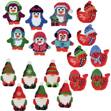 Herrschners Christmas Ornaments Set Plastic Canvas