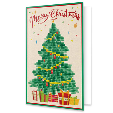 Diamond Dotz Merry Christmas Baubles Card Diamond Painting