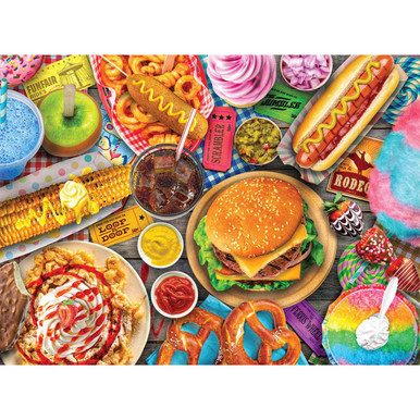 Buffalo Games Fun Fair Food Jigsaw Puzzle