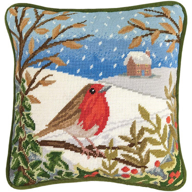 Coussin - Botanical Butterfly De Bothy Threads - Petit Point Et Canevas