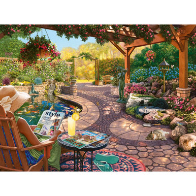 REVERIE 225 μ【最高品質】１０枚ハッピーセット Ravensburger Cozy Backyard Bliss Jigsaw Puzzle