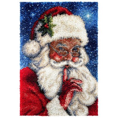 Herrschners Santa's Secret Latch Hook Kit