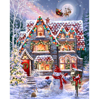 Springbok Christmas Eve Cottage Jigsaw Puzzle