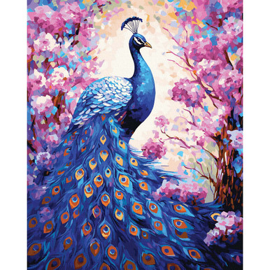 ★Original ART  ‘Peacock’ Amazon.com: Dimensions Wild Peacock Paint by Numbers for
