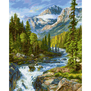 Schipper Rocky Mountains Paint by Number Kit