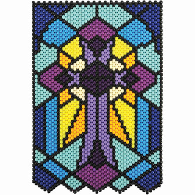 Herrschners Sequin Ornament Kit Set Of Stained Glass Ornaments New