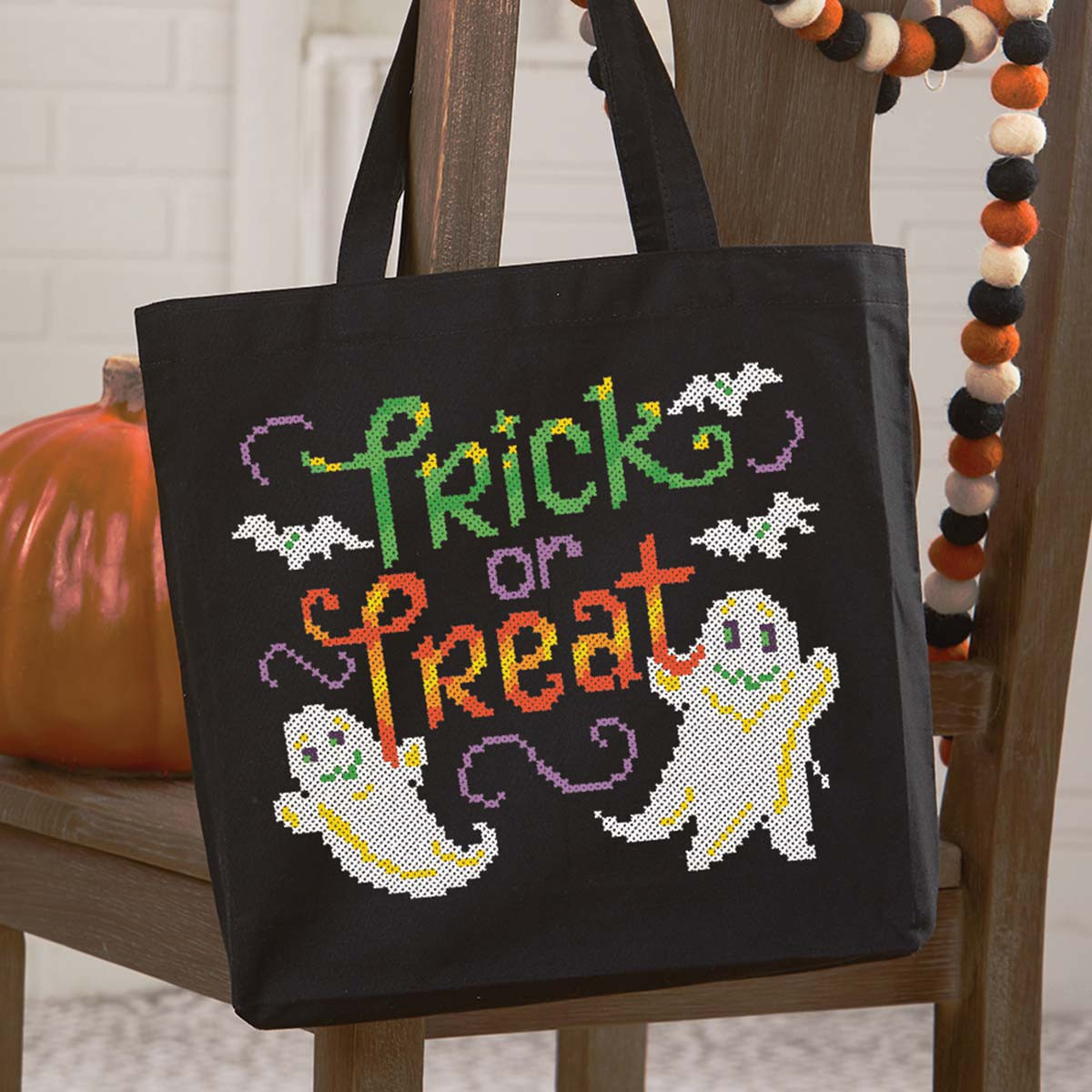 H仕様 Trick&Treat! 9枚　FR &Sorrow 4枚 Herrschners Trick or Treat Tote Bag Stamped Cross-Stitch Kit