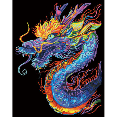 Diamond Dotz Neon Dragon Diamond Painting