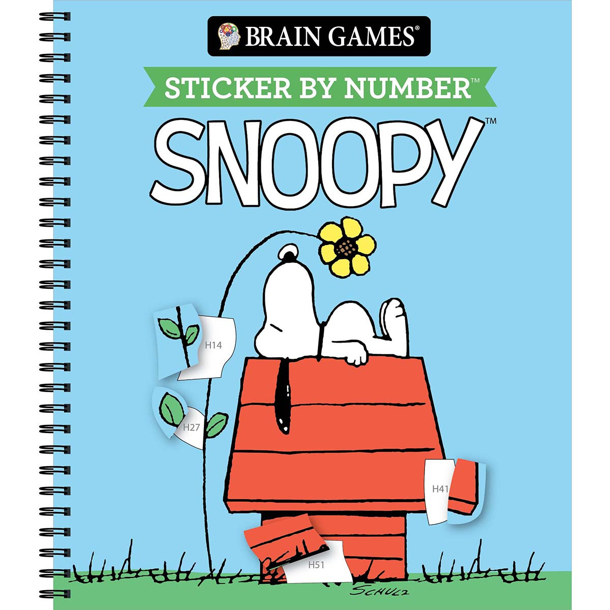 Brain Games Snoopy Sticker by Number