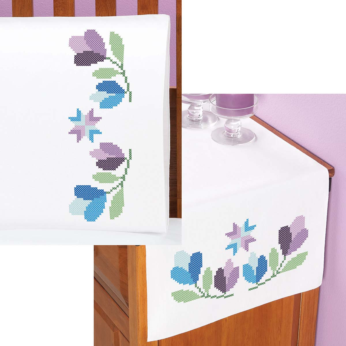 purple dresser scarf Amazon.com: Embroidered Purple Lavender Lilac Table Runner, Long Table Scarf, Dresser Scarf 16 X 70 Inch : Home & Kitchen