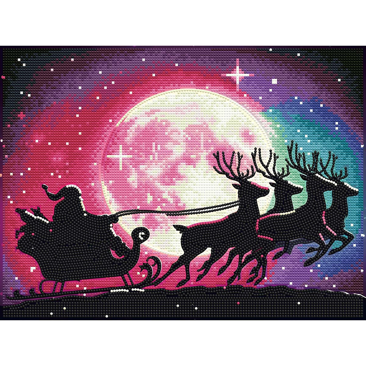 Diamond Dotz Santa's Sleigh Diamond Painting