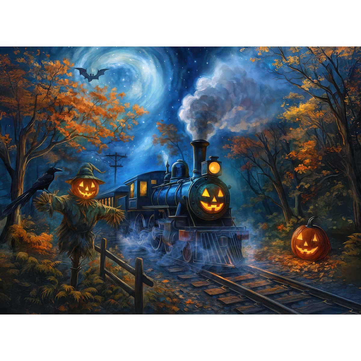 Diamond Art Club Pumpkin Express Diamond Painting