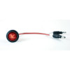Grote 49332 M/C, Red, LED, Round, Micronova Pc W/ Grommet