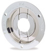 Grote 43163 Bracket,25",Chrome,Plastic, Theft-Resistant Flange For 2 1/2" Light