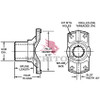 Meritor 92NYS40-17 End Yoke 2.5"X10