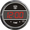 Teltek Red Clock 12 / 24 Hour Gauge '06 Newer Peterbilt