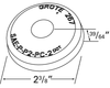 Grote 90163 Replacement Lens, Yellow, For 45413