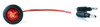 Grote 49322 M/C, Red, LED, Round, Micronova P2 W/ Grommet