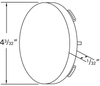 Grote 92063 Replacement Lens, Yellow, For G5300