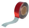 Grote 41050 Conspicuity Tape, 6" X 6" Red/Silver, 2" X 150' Roll