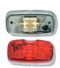 Grote 46782 M/C Light, Red, Die-Cast 2-Bulb, Square Corner