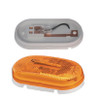 Grote 46713 M/C Light Yel Duramold Sngl Bulb Oval W/Class "A" Reflector