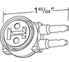Grote 67071 Pigtail, 2 Males Molded-In-Standard, Male Termination