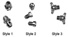 Spicer 232830 Double Grease Fitting .125-27NPTF 1/2" Hex
