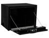 Buyers 1732310 18x18x48" Black Steel Underbody Truck Box With 3-Point Latch