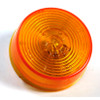 Grote 45823 M/C Light, 2" Diameter, Yellow, Sealed W/Optic Lens
