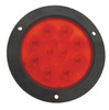 Grote 53292 S/T/T Light 4" Red W/Black Thft Resistant Flange-Mnt Supernova LED