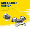 351A Masterpro Greasable Driveshaft U Joint AAM Dodge Ram 2500/3500 1485 Series