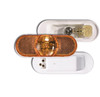 Grote 52513 Turn Light,Yellow,Torsion Mount III Sealed Oval Side Turn/Marker