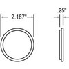 Truck-Lite 45 Stick-On 2-3/16 Round Reflector