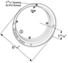 Grote 61821 Interior Light, Clear, 6", W/ Switch