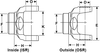 Spicer 3-28-497 1480 Weld Yoke 3 X .095