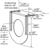 Grote 43522 Bracket, Black Enamel, For 2 1/2" Light Mount