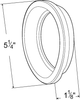 Grote 91740 Grommet, Rubber, For S/T/T