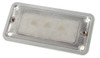 Grote 61961 Interior Light, Clear, 12 Volt, 3 Diode, Dome Light, LED