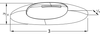Grote 93803 Bracket, Chrome Bezel Only For Mircronova LED