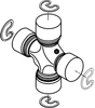 Spicer 5-3243X Universal Joint Greaseable Mitsubishi Series