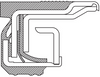 380022A National Oil Bath Wheel Seal