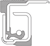 370132A National Oil Bath Wheel Seal