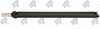 PowerTrain Industries 3R91-4474 GM CHEVY DRIVE SHAFT SUBURBAN TAHOE YUKON REAR 4W