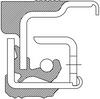 370195A National Oil Bath Wheel Seal