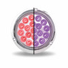 TRUX TLED-4XRPF 4" RED STOP, TURN & TAIL TO PURPLE AUXILIARY ROUND FLANGE MOUNT LED LIGHT - 19 DIODES TRUX TLED-4XRPF 4" RED STOP, TURN & TAIL TO PURPLE AUXILIARY ROUND FLANGE MOUNT LED LIGHT - 19 DIODES