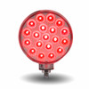 TRUX TLED-DFCC3 CLEAR AMBER/RED TURN & MARKER DOUBLE FACE ROUND REFLECTOR LED LIGHT - 38 DIODES