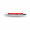 TRUX TLED-FG4CR 6" CLEAR RED MARKER SLIM FLATLINE LED LIGHT - 9 DIODES