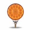 TRUX TLED-DFC2 AMBER/RED TURN SIGNAL & MARKER DOUBLE FACE ROUND SUPER DIODE LED LIGHT - 34 DIODES