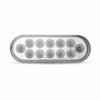 TRUX TLED-OXAB AMBER TURN & MARKER TO BLUE AUXILIARY OVAL LED LIGHT - 12 DIODES